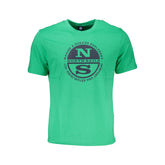 North Sails Green Cotton T-Shirt -   -  North Sails.